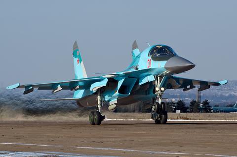 Ukraina Klaim Hancurkan 6 Jet Su-34 Rusia di Borisoglebsk