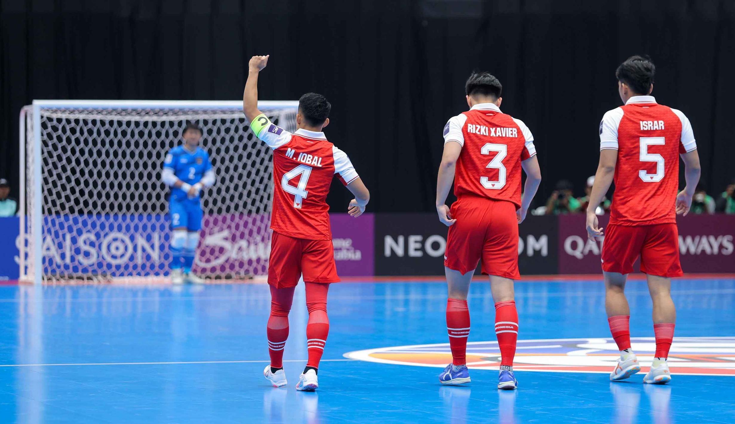Indonesia National Futsal Team Falls 0-3 to Brazil at Copa das Nacoes