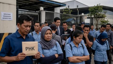 PHK Tembus 63.789 Orang, Kemnaker: Jawa Barat Tertinggi