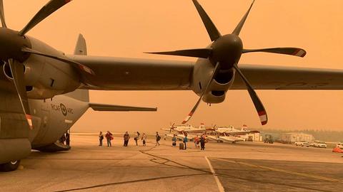 Serious Incident at Canadian Military Base, Deadly Fire Spreads