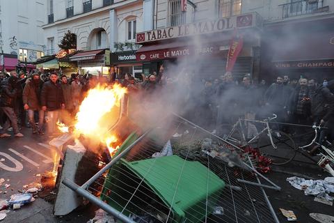 Limoges City Hall Tower Collapses After Rioters Set Building Ablaze