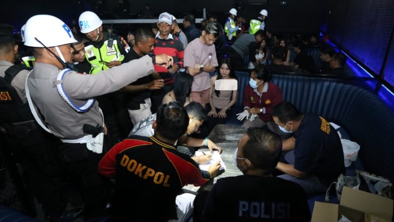 Polda Riau allana 8 locales de ocio nocturno, 2 dan positivo