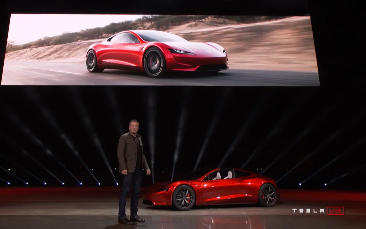 Tesla Ungkap Roadster Baru dengan Thruster SpaceX