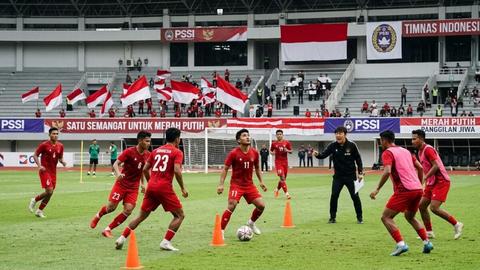 Le match amical de l'équipe nationale d'Indonésie en Jordanie…